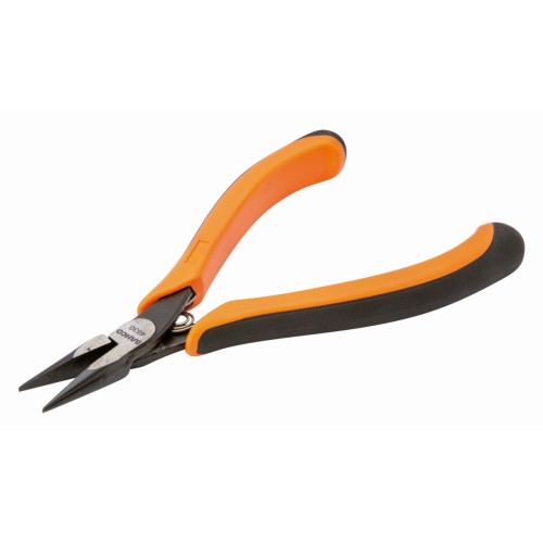 Alicates compactos de boca semirredonda ERGO? con mangos bi-componente y acabado fosfatado | 4830, 4831