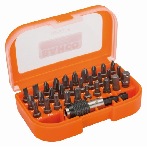 Juego de puntas de 1/4" para tornillos ranurados/Phillips/Pozidriv/TORX®/hexagonales: 31&nbsp;piezas | 59/S31B