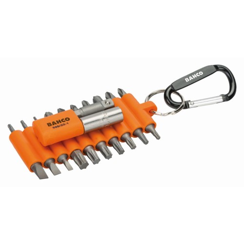 Portapuntas de goma de 1/4" para tornillos ranurados/Phillips/Pozidriv/TORX®: 22&nbsp;piezas | 59S/22-1