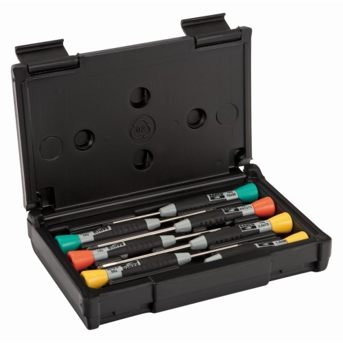 Juego de destornilladores ranurados/Phillips/TORX® con agarre de precisión - 7 unidades | 706-4