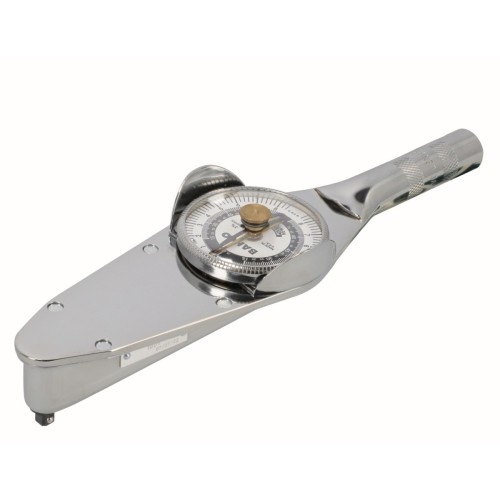 Llave dinamométrica mecánica con escala, cabeza cuadrada fija y mango metálico | 7454 M