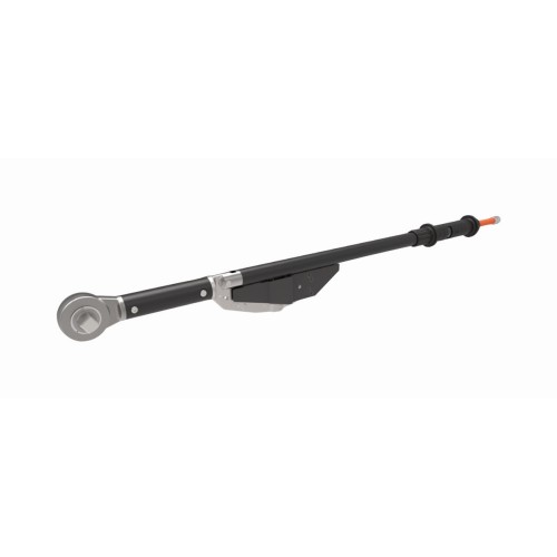 Llave dinamométrica mecánica articulada ajustable de disparo con visor de escala y cabeza fija de carraca | 76R3