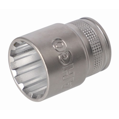 Vasos de 1/2" con perfil estriado en mm | 7800SPL