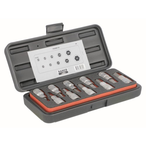 Juego de vasos con punta y cuadrado de 1/2" para tornillo de cabeza hexagonal imperial | 7809Z/10