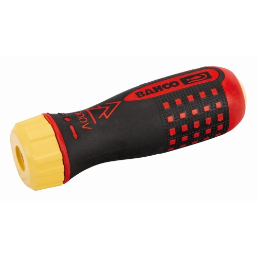 Destornillador a carraca aislado con mango bi-componente | 808060