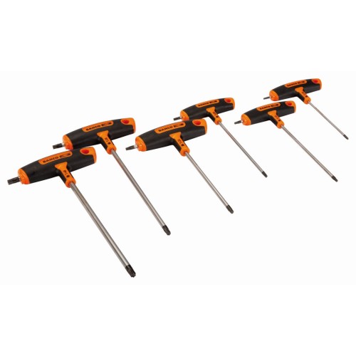 Juego de destornillador TORX® con mango en T T10-T40 - 6 unidades | 903T-2
