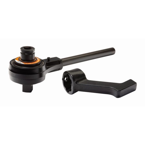 Multiplicador de par manual con compensación con brazos de reacción recto y acodado | 8905-TM/9505-TM