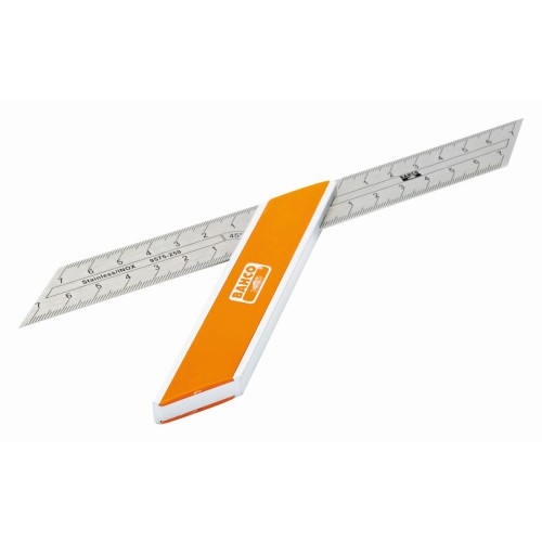 Escuadras biseladas fijas con hoja de acero inoxidable | 9575