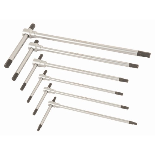 Juego de 6&nbsp;llaves en T para tornillos hexagonales o Allen (2,5, 3, 4, 5, 6 y 8&nbsp;mm) | BE1TH-S6
