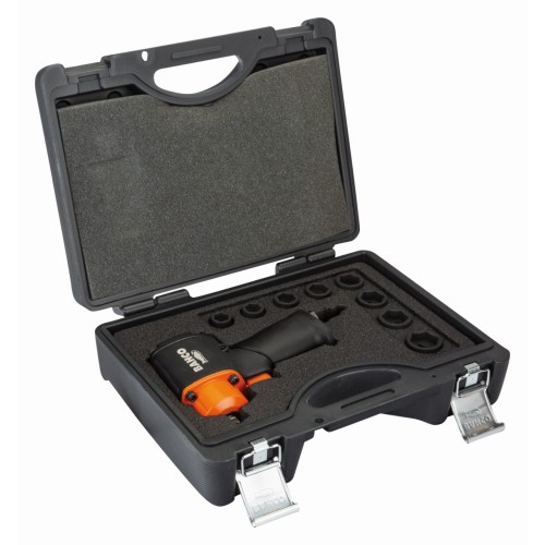 Juego de mini llave de impacto con cuadrado de 1/2" y vasos ultracortos | BPC813K1