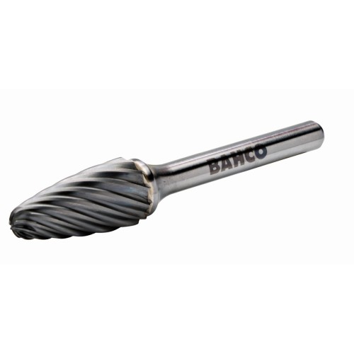 Limas rotativas ojivales con punta redonda de carburo de tungsteno para acero inoxidable | F-I