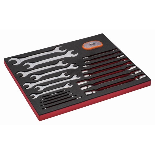 Juego de llaves y puntas en bandeja de foam 3/3 Fit&Go, 51 piezas | FF1A135