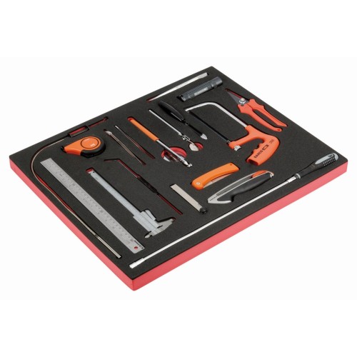 Composición de herramientas mixta en bandeja de foam 3/3 Fit&Go (18&nbsp;piezas) | FF1A16