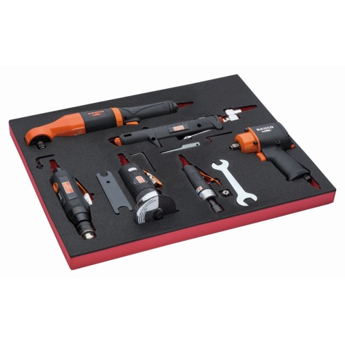 Juego de llaves de impacto de 1/2" en bandeja de foam 3/3 Fit&Go, 12 piezas | FF1A5037