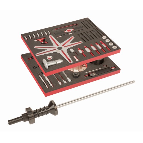 Composición de 2&nbsp;foams de herramientas para automoción y alineación del SAC (54&nbsp;piezas) | FF1ASET-AUTO-M2