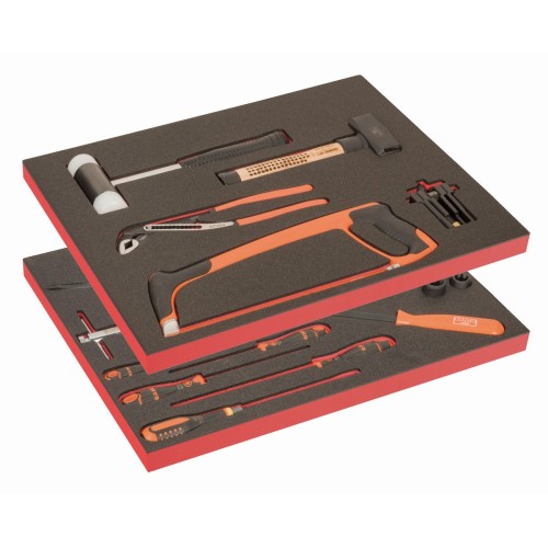 Composición de 2&nbsp;foams de herramientas para automoción (32&nbsp;piezas) | FF1ASET-AUTO-M5