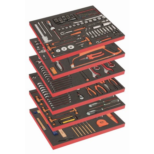 Composición de 6&nbsp;foams para mantenimiento general (346&nbsp;piezas) | FF1ASET-LARGE