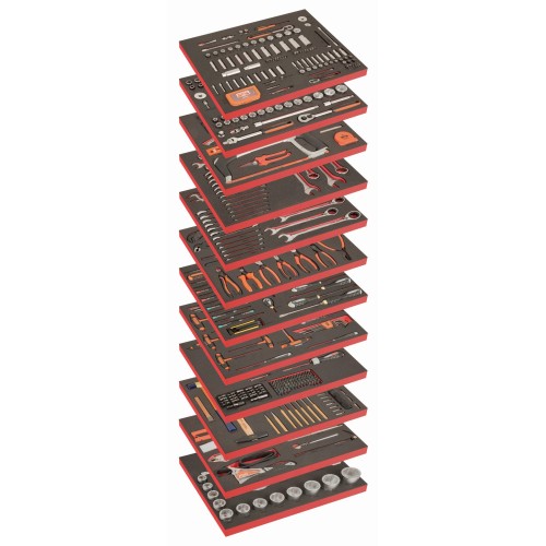 Composición de 12&nbsp;foams para mantenimiento general (560&nbsp;piezas) | FF1ASET-XLARGE