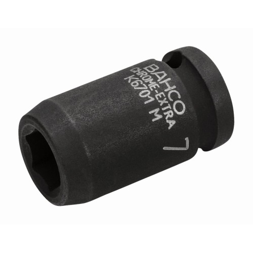 Vasos de impacto fosfatados, con cuadrado de 1/4" y perfil hexagonal métrico | K6701M