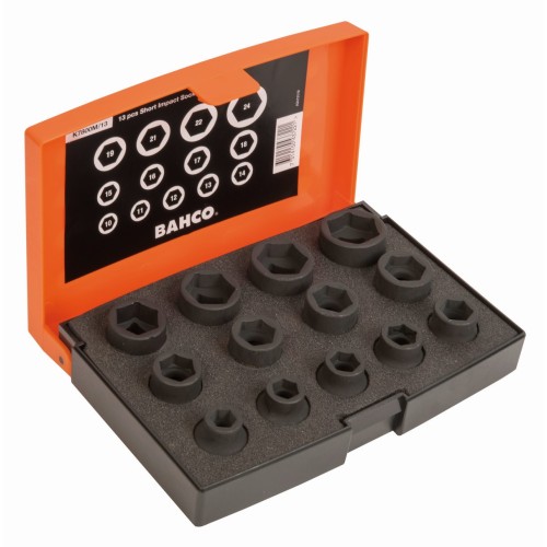 Juego de vasos de impacto ultracortos con cuadradillo de 1/2" (13&nbsp;piezas) | K7800M/13