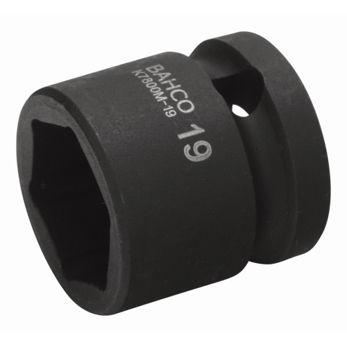 Vasos de impacto ultracortos fosfatados, con cuadrado de 1/2" y perfil hexagonal métrico | K7800M