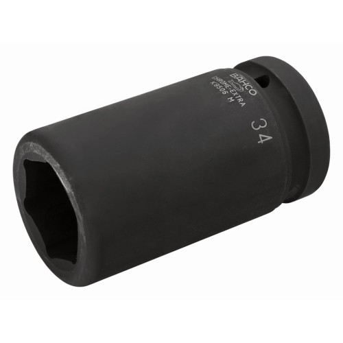 Vasos de impacto de serie larga, fosfatados, con cuadrado de 1" y perfil hexagonal métrico | K9506M