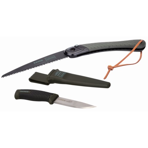 Juego de navaja y serrucho plegables Laplander con mango bi-componente | LAP-KNIFE