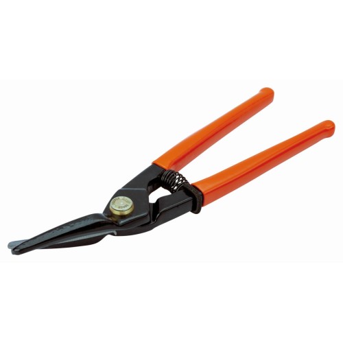 Tijeras cortachapas tradicionales/industriales de corte recto y a izquierdas con dos hojas finas y muelle de retorno | MR227L