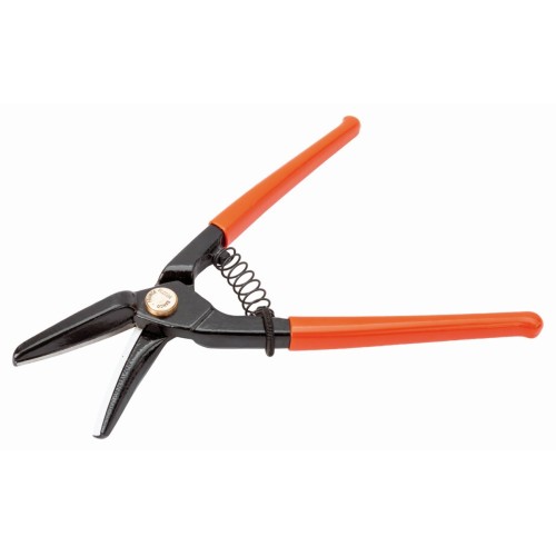 Tijeras cortachapas tradicionales/industriales de corte recto y a derechas con dos hojas finas y muelle de retorno | MR227R