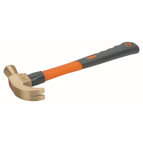 Martillos de uña antichispa con cabeza de cobre berilio y mango de fibra de vidrio | NSB508-FB