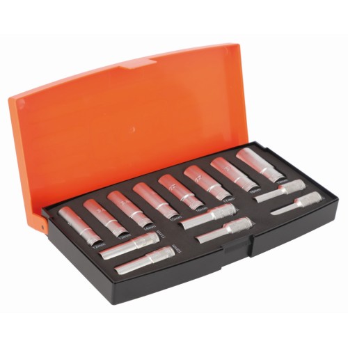 Juego de vasos serie larga con cuadrado de 3/8" | S1214L