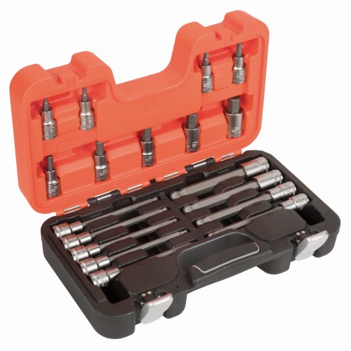 Juego de vasos de 1/2" con puntas hexagonales, 18 piezas | S18HEX