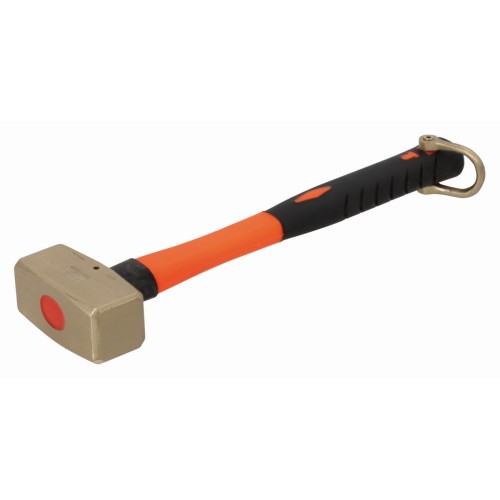 Martillos de piedra antichispas con cabeza de bronce de aluminio y mango de bronce de aluminio | TAHNS500