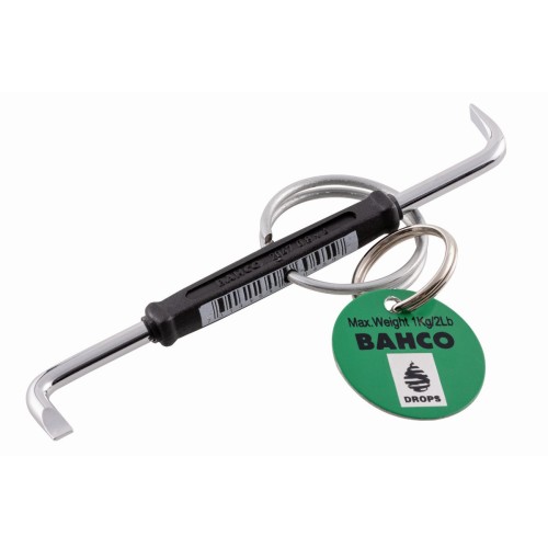 Llaves acodadas dobles con alambre de acero para tornillos ranurados | TAH2047