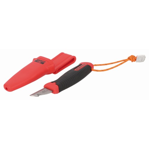 Cuchillo pelacuerdas para uso con la mano derecha con cuerda de Dyneema sellada | TAH2446-ELR