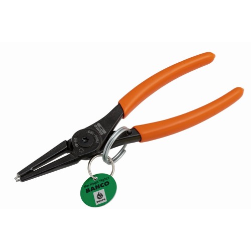 Alicates para arandelas interiores con mordazas rectas, acabado fosfatado y anillo de acero inoxidable | TAH2800