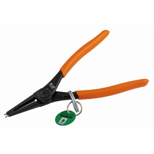 Alicates para arandelas exteriores con mordazas rectas, acabado fosfatado y anillo de acero inoxidable | TAH2900