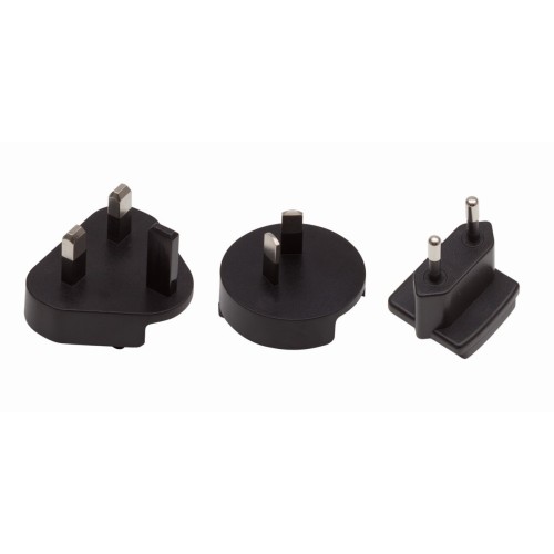 Juego de tres adaptadores de enchufe para cargador de pared de CA (C, G e I) para BBL12-400 | BBL12-40004