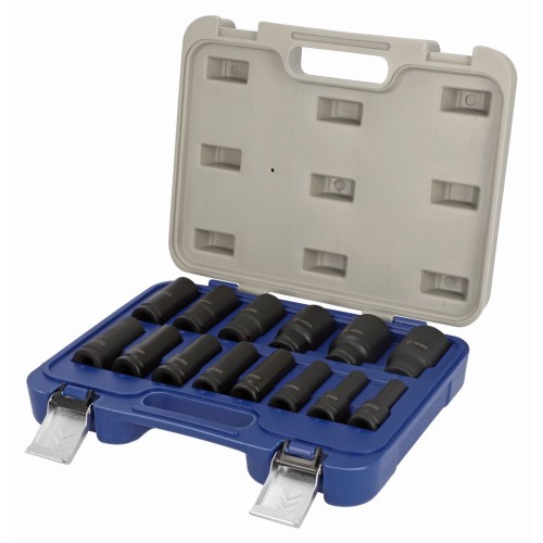 Juego de 14 vasos hexagonales de impacto de 1/2" | 168-14-4