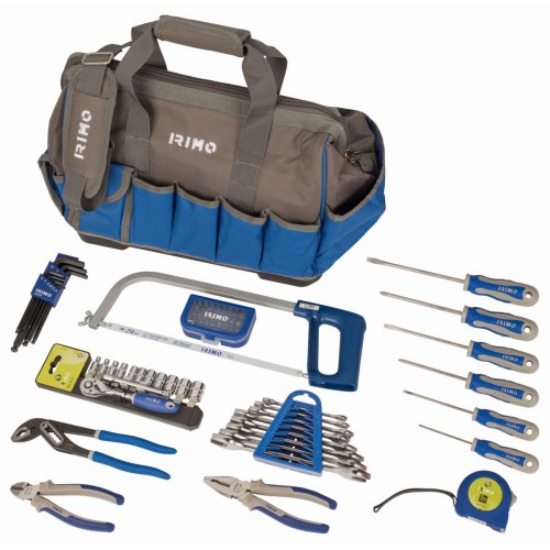 Bolsa de tela con cremallera, 73 herramientas | 9022-2-16HBTS2