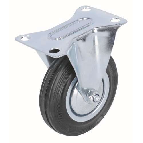 Dos ruedas fijas de 125 x 30 mm para la plataforma para transportador 9063HT300 | 9063HT300FI