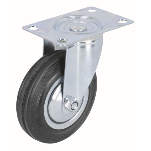 Dos ruedas giratorias de 125 x 30 mm para la plataforma para transportador 9063HT300 | 9063HT300SW