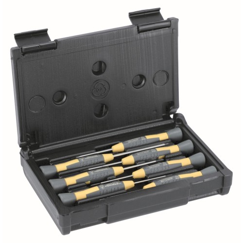 Juego de destornilladores planos/Phillips ESD de precisión 1.5-3.0mm/PH00-PH1 - 7 piezas | 801-7ESD