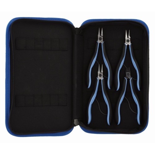 Kit de joyería con alicates y cortantes ergonómicos bimateriales | 9061