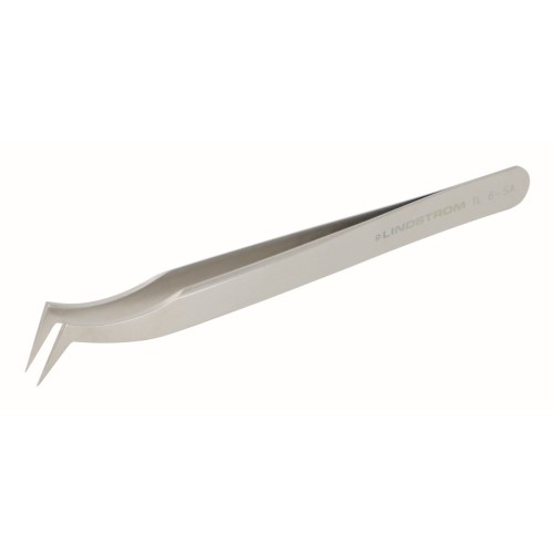 Pinzas de acero inoxidable de alta precisión estilo 6 con puntas anguladas y muy finas | TL 6-SA