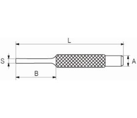 Botador cilíndrico estriado | 515
