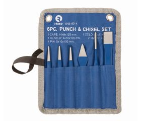 Juego de botadores y cinceles, 6 piezas | 519-93-4