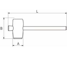 Maza de goma negra | 529251-529291