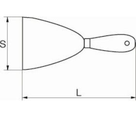 Rasqueta de pintor flexible | 540021-540121