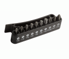 Juego de puntas de 1/4" para tornillos de cabeza Phillips, Pozidriv y TORX® en un soporte de plástico con clip para el cinturón (10&nbsp;piezas) | 59/S10BC
